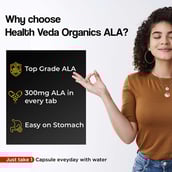 5 - Health Veda Organics Alpha Lipoic Acid,  60 tablet(s) 