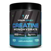 1 - YourWhey Creatine Monohydrate, Unflavoured 0.22 lb