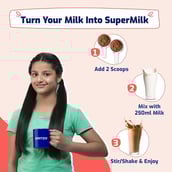 2 - Supermilk Height+&nbsp;for Girl 13+ years,  400 g  Double Chocolate 