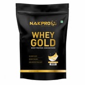 1 - Nakpro Whey Gold Protein Concentrate,  1.1 lb  Banana 
