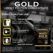 5 - Nakpro Whey Gold Protein Concentrate,  2.2 lb  Chocolate with Creatine Monohydrate 0.22 lb Tangy Orange 
