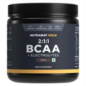 2 - Nutrabay Gold 2:1:1 BCAA + Electrolytes, 0.55 lb 31 Servings Cola