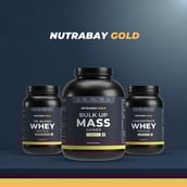 1 - Nutrabay Gold Bulk Up Mass Gainer,  6.6 lb  Vanilla 