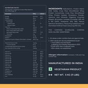 5 - Nutrabay Gold Bulk Up Mass Gainer, 11 lb Strawberry