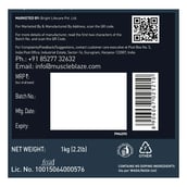 6 - MuscleBlaze Super Gainer XXL,  2.2 lb  Chocolate 