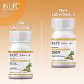 5 - INLIFE Ashwagandha KSM-66 500mg,  60 veggie capsule(s) 