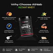 2 - Athlab Instant Whey,  1.1 lb  Vanilla Bean 