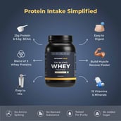 2 - Nutrabay Gold Tri-Blend Whey Protein, 2.2 lb Vanilla Ice Cream