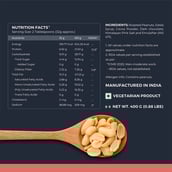 4 - Nutrabay Foods Chocolate Peanut Butter,  400 g  Chocolate Intense, Creamy 