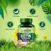 8 - Vlado's Himalayan Organics Plant Based Biotin 10000mcg,  120 veggie capsule(s)  Unflavoured 