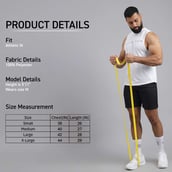 6 - MuscleBlaze Patterned Dry-Fit Delt Tank, Polar White Medium