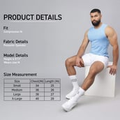 6 - MuscleBlaze Air Tech Compression MuscleTank, Dusk Blue Small