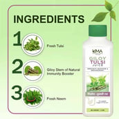 6 - Uma Ayurveda Giloy Tulsi Juice, 1 L