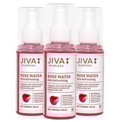 1 - Jiva Ayurveda Rose Water,  100 ml  Skin Refreshing (Pack of 3) 