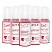 1 - Jiva Ayurveda Rose Water,  100 ml  Skin Refreshing (Pack of 5) 