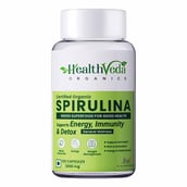 1 - Health Veda Organics Spirulina,  120 veggie capsule(s) 