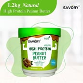 2 - Savory Natural High Protein Peanut Butter,  1.2 kg  Natural 