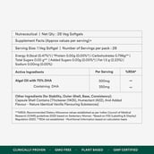 6 - Origins Nutra DHA Algal Oil 500mg (Pack of 3), 28 softgels