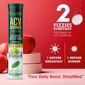 4 - Vitaminnica ACV Moringa,  15 tablet(s)  Green Apple (Pack of 2) 