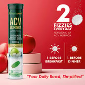 4 - Vitaminnica ACV Moringa, 15 tablet(s) Green Apple (Pack of 6)