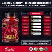4 - Humming Herbs Ultra Testosterone Booster,  60 capsules  Unflavoured 