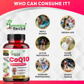 4 - Humming Herbs CoQ10 600mg,  90 capsules 