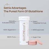 3 - Glutone 1000 Setria Glutathione Effervescent,  Unflavoured (Pack of 3)  15 tablet(s) 
