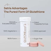 7 - Glutone 1000 Setria Glutathione Effervescent,  Unflavoured (Pack of 6)  15 tablet(s) 