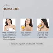 2 - Glutone 1000 & Escor-Z Combo,  Unflavoured & Orange  12 Piece(s)/Pack 