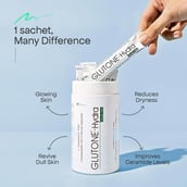 4 - Glutone Hydra Mouth Melt L-Glutathione with Ceramosides, for Glowing Hydrated Skin (Pack of 3) 10 sachets/pack