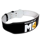 2 - MuscleBlaze Weightlifting Leather Belt,  Black  4 Inch XL 