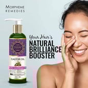 4 - Morpheme Remedies Castor Oil,  120 ml  for Healthy Skin & Hair 