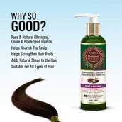 6 - Morpheme Remedies Bhringraj Onion & Black Seed Hair Oil,  200 ml  Pure & Natural 