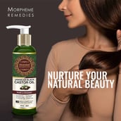 4 - Morpheme Remedies Jamaican Black Castor Oil,  200 ml  Pure & Organic 