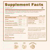 6 - WishNew Wellness Daily Ritual Triple Strength Omega-3 & CoQ-10,  120 capsules 