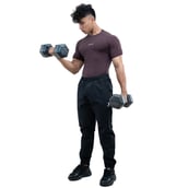 6 - Athflex Men's Half Sleeve Ace Compression T-Shirt, Small Aubergine