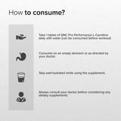 5 - GNC Pro Performance L-Carnitine (500 mg),  60 tablet(s)  Unflavoured 