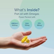 3 - GNC Fish Oil (1000 mg),  60 softgels 