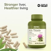 2 - GNC Milk Thistle 250 mg,  60 capsules 