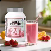 3 - NATURALTEIN Performance Series Whey Protein,  2.2 lb  Max Rose Kulfi 