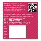 6 - MuscleBlaze Protein Bar (10 gm Protein),  6 bar(s)  Choco Cranberry 