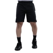 1 - Athflex Men's Regular fit Knee Length Velocity Slit Shorts,  Small  Black 