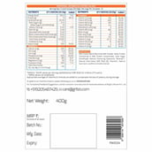 14 - Supermilk Gritzo Protein & Nutrition Drink Mix 8-12 Yrs, 400 g Mango Delight