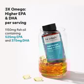 4 - HealthKart HK Vitals Triple Strength Omega-3 Fish Oil 1150 mg,  60 capsules