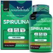 1 - NourishVitals Spirulina,  60 veggie capsule(s) 