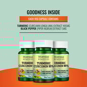 5 - Morpheme Remedies Turmeric Curcumin 95%,  60 capsules 