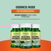 5 - Morpheme Remedies Mucuna Pruriens (500 mg), 60 veggie capsule(s)