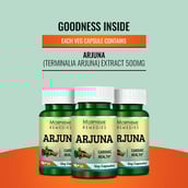 5 - Morpheme Remedies Arjuna (500mg),  60 veggie capsule(s) 