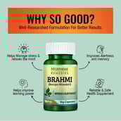 3 - Morpheme Remedies Bacopa (500 mg),  60 veggie capsule(s) 