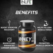 9 - INLIFE Whey Protein Powder,  2.2 lb  Cafe Mocha 